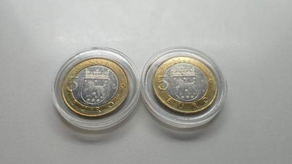 5 euro juhlaraha 2011 häme 2kpl Nokia - photo 1