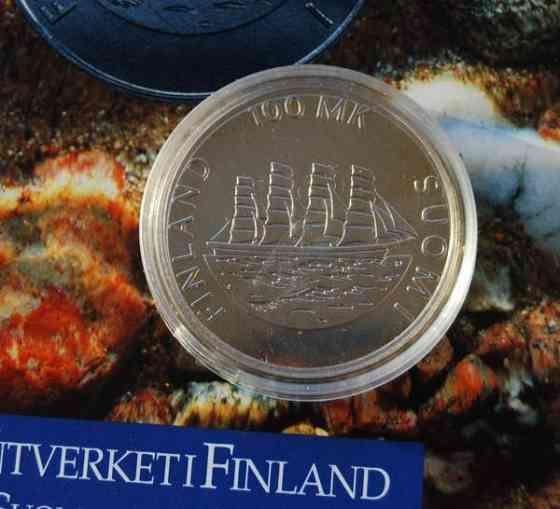 100 Markkaa 1991 Ahvenanmaan itsehallinto 70 vuotta Helsinki