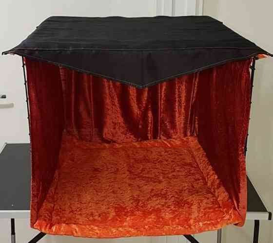 Kissanäyttelyverhot oranssi Вантаа