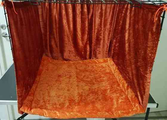 Kissanäyttelyverhot oranssi Вантаа