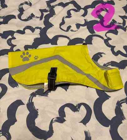 Koiran sadetakki 40cm ja heijastin liivi Рийхимяки