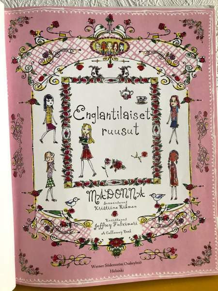 Madonna /  Englantilaiset ruusut (kirja) Helsinki – foto 4