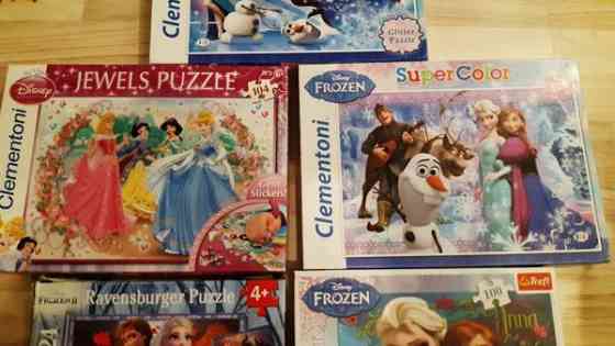 5kpl palapelejä Frozen ja Prinsessa Tampere