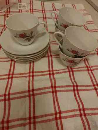 Kahvikuppi aluslautasella x 5kpl Йоэнсуу