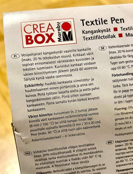 Tekstiilikynät 10kpl / uudet Espoo - valokuva 4