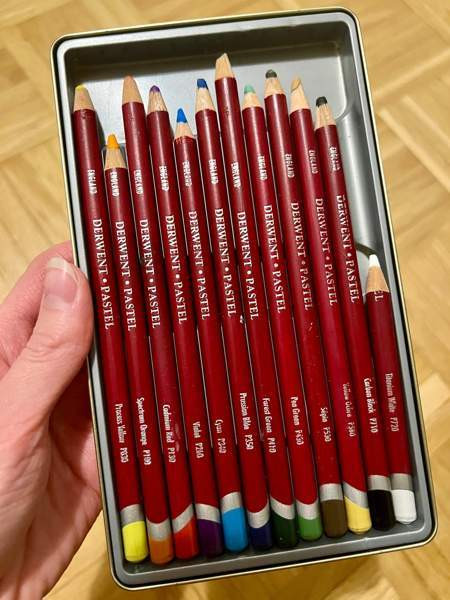 Derwent Pastel pencils - Pastellikynät setti Espoo - valokuva 2