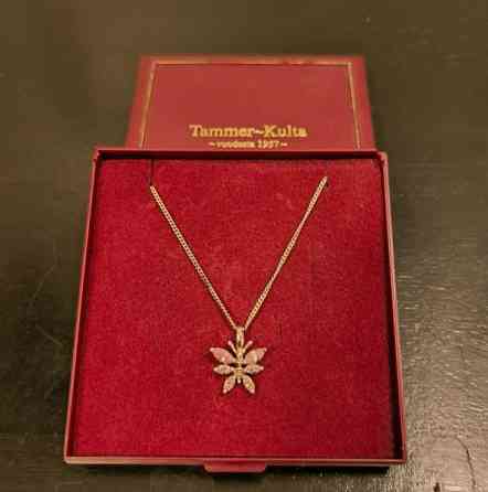Perhonen kaulakoru -Tammer Kulta Laihia