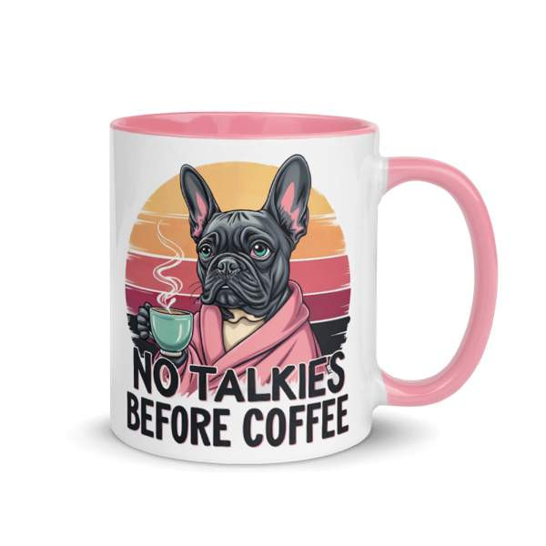 Ranskanbulldoggi muki, mukeja, koira kahvimuki Kurikka - изображение 2