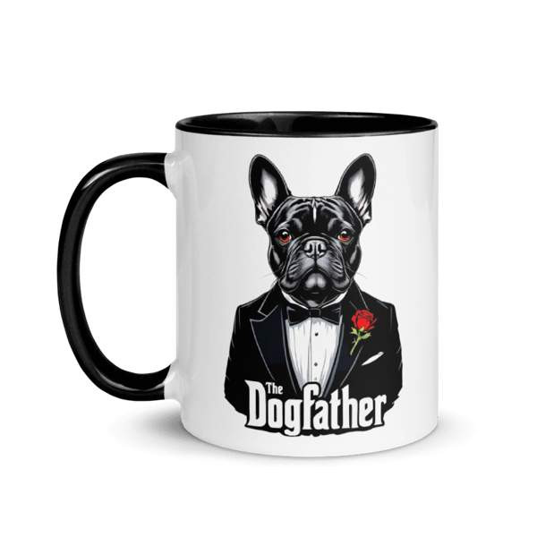 Ranskanbulldoggi muki, mukeja, koira kahvimuki Kurikka - изображение 3