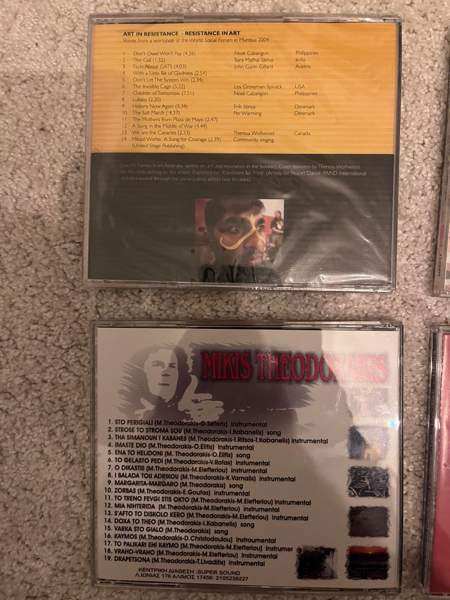 CD levyjä etno, kreikka, art in resistance, irkku Vantaa - valokuva 2