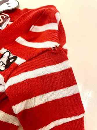 Koiran Neuletakki Red-White Rauff Loren, S Vaasa