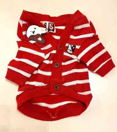 Koiran Neuletakki Red-White Rauff Loren, S Vaasa