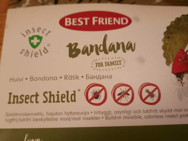 Insect Shield Huivi ötököitä vastaan 55x55cm Espoo – foto 7