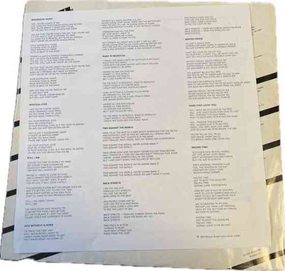 Santers Racing Time LP Vinyyli 1982 Ready Records Joroinen