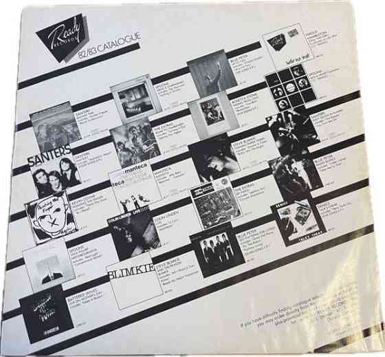 Santers Racing Time LP Vinyyli 1982 Ready Records Joroinen