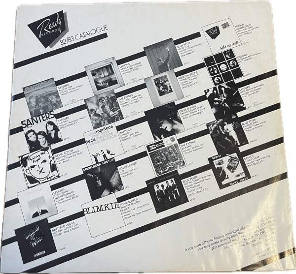 Santers Racing Time LP Vinyyli 1982 Ready Records Joroinen - photo 5