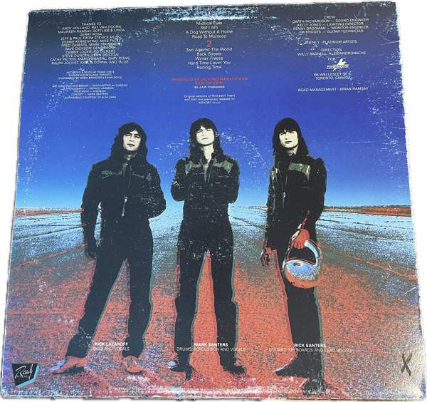 Santers Racing Time LP Vinyyli 1982 Ready Records Joroinen - photo 2