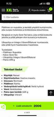 Vaelluskengät Vantaa