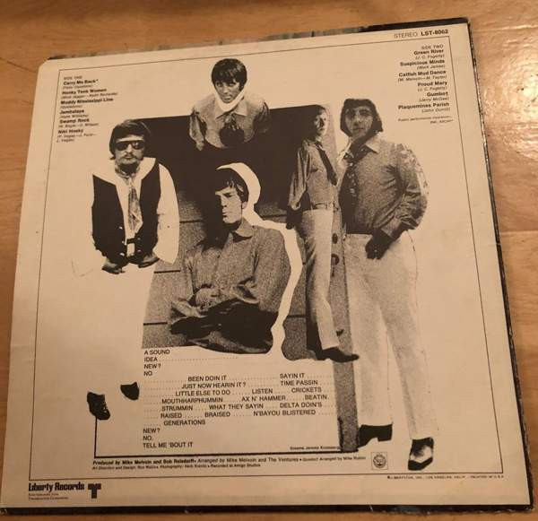 The Ventures Swamp Rock LP Vinyyli Joroinen - valokuva 2