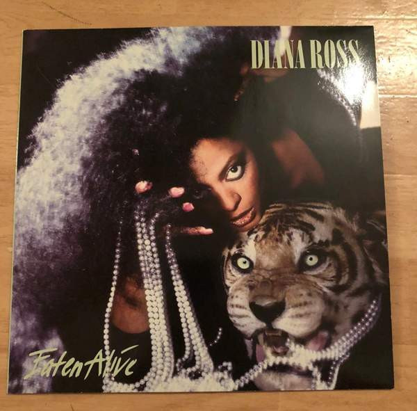 Diana Ross Eaten Alive LP Vinyyli Joroinen - valokuva 1