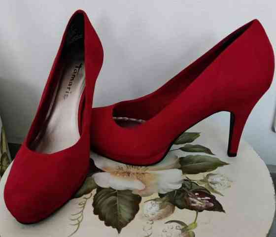 Tamaris punaiset korkokengät 41 Aura