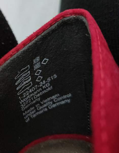 Tamaris punaiset korkokengät 41 Aura – foto 4