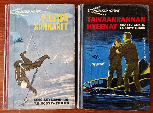 2 kpl Lentävä salapoliisi Hunter Hawk kirjoja Kouvola – foto 1