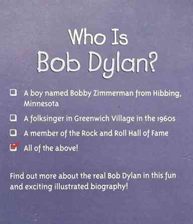 Who is BOB DYLAN by Jim O'connor Kouvola