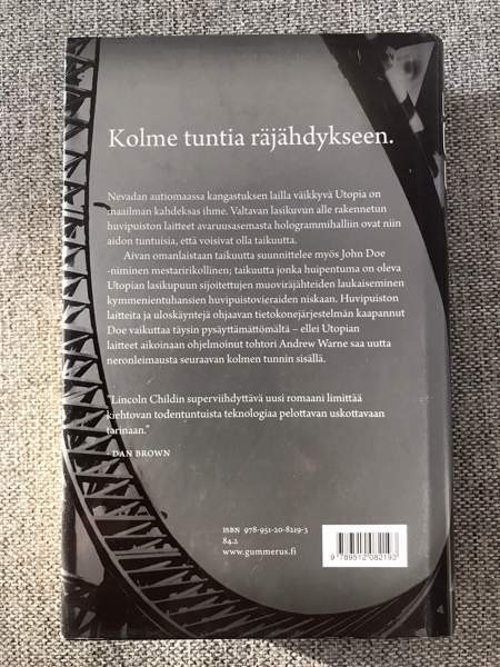 Utopia. Lincoln Child Lappeenranta - valokuva 2