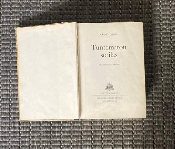 Väinö Linna Tuntematon Sotilas Helsinki - photo 2