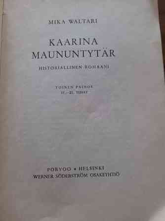 Mika Waltari Kaarina Maununtytär Helsinki