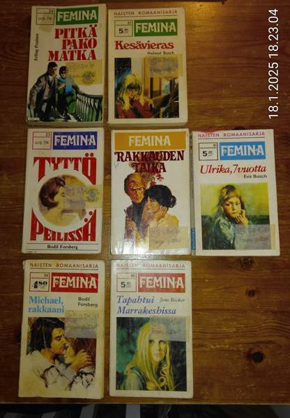 Femina romaaneja 80- luku Helsinki – foto 1