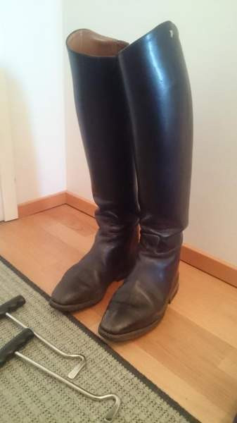 Petrie nahkaiset ratsastussaappaat, koko 38,5 Лохья - изображение 6