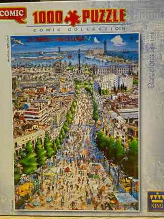 Palapeli 1000 Comic Collection La Rambla-Barcelona Vantaa