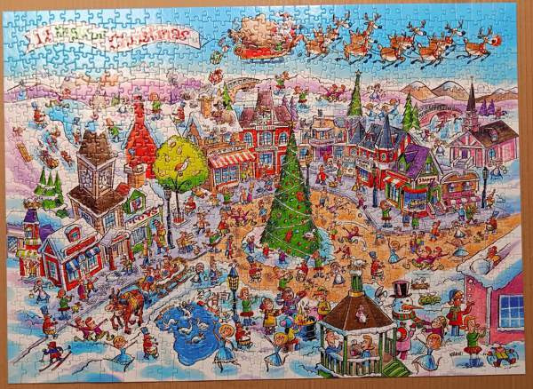 Cobble Hill, Doodle Town:12 days of christmas, 1000 palan palapeli Tuusula - valokuva 2