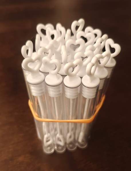 Sydän saippuakuplaputkilot, 22kpl Asikkala – foto 1