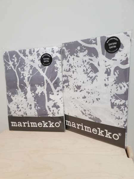 Käyttämättömät Marimekon isot  Tuuli satiinityynyliinat Helsinki – foto 1