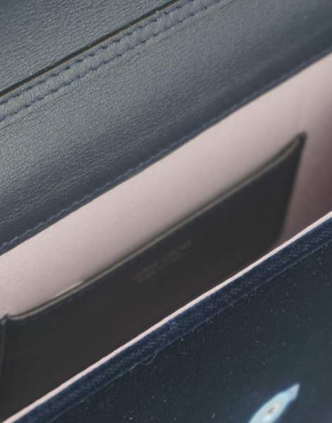 *UUSI* - Upea Jimmy Choo Kalina Crossbody Navy Blue - Satiinia ja nahkaa Helsinki – foto 4