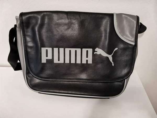Puma musta nahkalaukku Сейняйоки - изображение 1