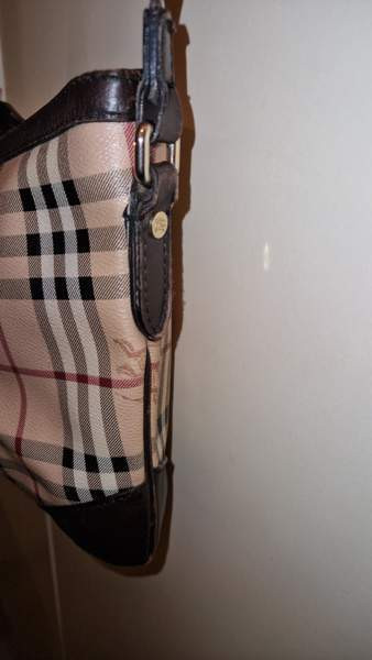 Burberry Haymarket Nova Check Crossbody Beige Helsinki - valokuva 2