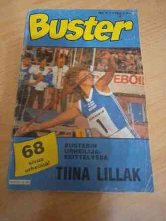 Buster 9/1983 (urheilijaesittelyssä Tiina Lillak) Nakkila