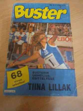 Buster 9/1983 (urheilijaesittelyssä Tiina Lillak) Nakkila