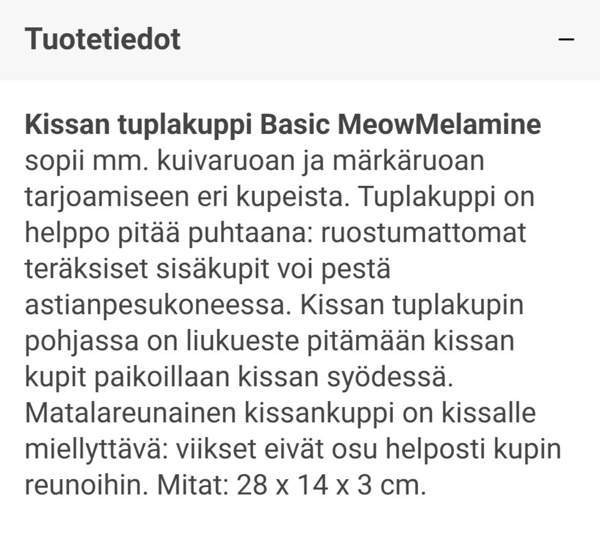 Kissan 2-kulhoinen ruokakippo Hämeenkyrö - photo 6