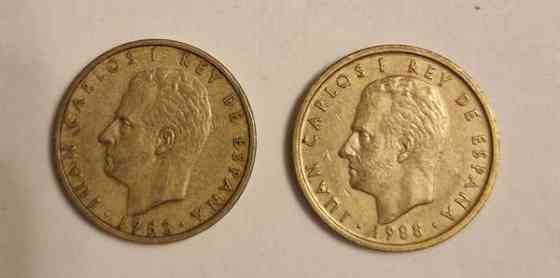 Espanjan pesetat v. 1982 ja v. 1988 Joensuu