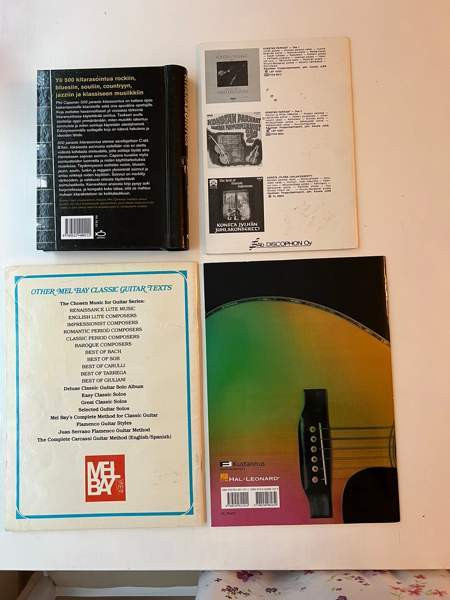 Kitara ja viulu Kitarakirjat hinta yht.spk Oulu – foto 2