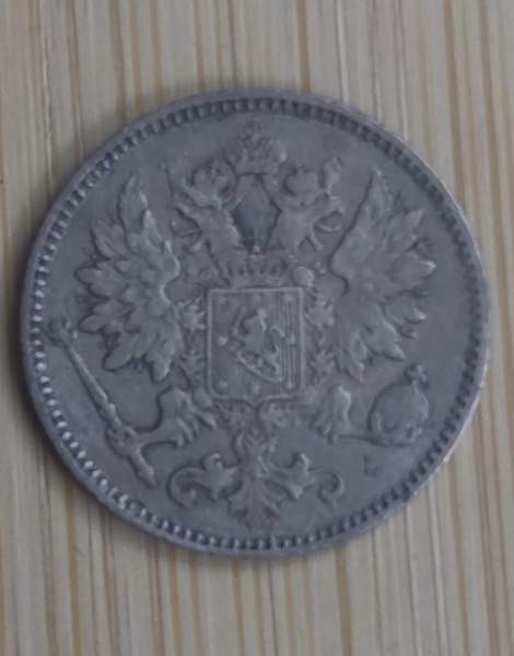 25 penniä v.1901 hopea Vantaa – foto 2