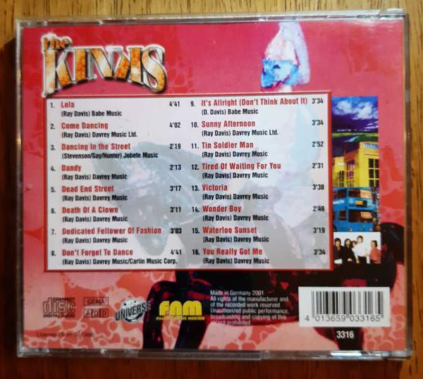 The Kinks: The Kinks CD (sis pk) Forssa - photo 2
