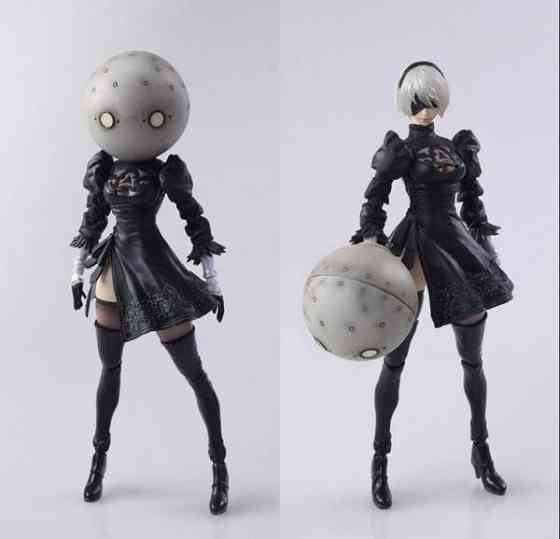 Nier:Automata 2B & Machine Lifeform - Square Enix Bring Arts Action Figure Set Vantaa