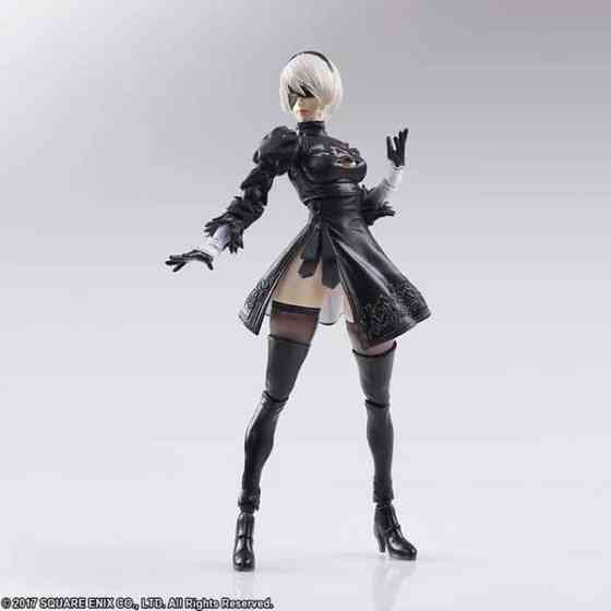 Nier:Automata 2B & Machine Lifeform - Square Enix Bring Arts Action Figure Set Vantaa
