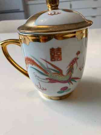 kiinalaiset kannelliset teekupit, 4 kpl Jyväskylä